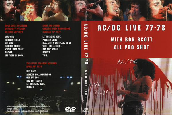 DC - Backtracks (Deluxe) - Live At The Circus Krone 2003 (Jim Gable) [2009, Rock, DVD9]